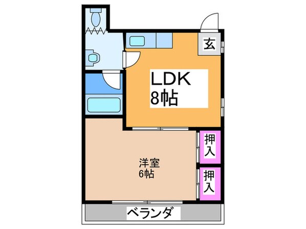 マンション綾の物件間取画像